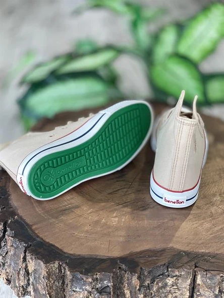 Benetton Bej Converse Spor Ayakkabı 30628 - 3