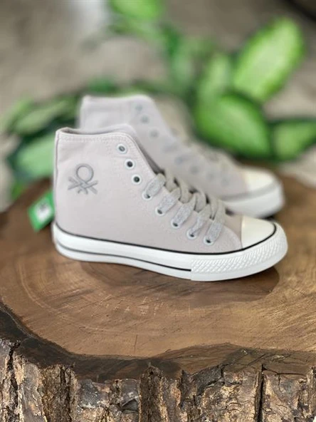 Benetton Gri Converse Spor Ayakkabı 30628 - 3