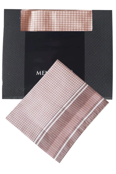3’lü Özel Paket Premium Erkek Mendil Seti %100 Pamuk 42x42 cm - 8