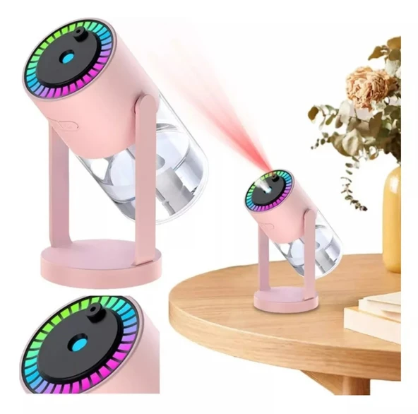 Yıldız Projektör Işıklı Buhar Gece Lambası Mini Hava Nemlendirici Aromaterapi Ultrasonik Difüzör - 3