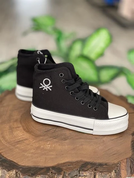 Benetton Yüksek Tabanlı Converse Ayakkabı 30939 - 11