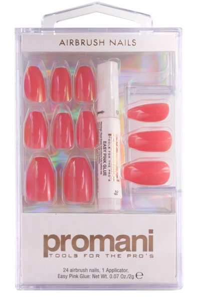 Gül Pembe Takma Tırnak Kiti Pr-5655
