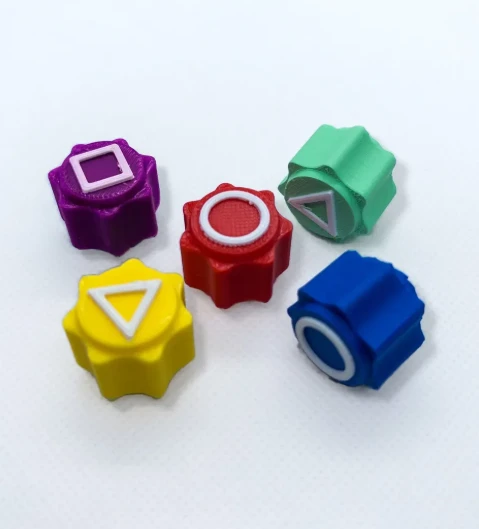 Beş Taş Oyunu Game Renkli Gonggi Beş Taş Seti - Resim 2