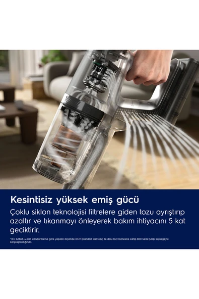Electrolux EP82AB25UG 800 Serisi Animal Kablosuz Dikey Şarjlı Süpürge - 2