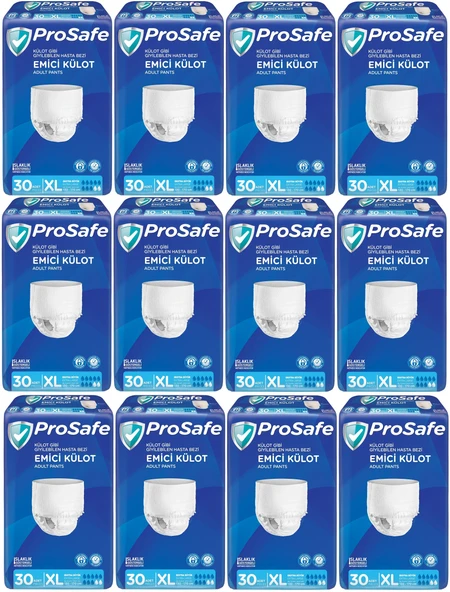 Prosafe Emici Külot Hasta Bezi XL-Extra Large 360 Adet (12PK*30)