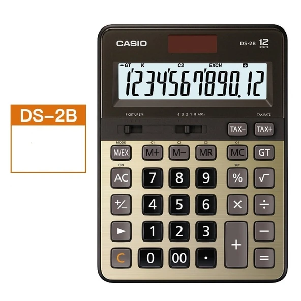 Casio DS-2B Gold Series Masaüstü Hesap Makinası - 2