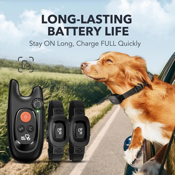 Dog Care TC08 2 Tasmalı Ultrasonic Eğitim Tasması - 3