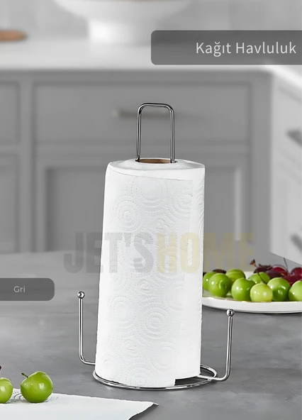 Kağıt Havluluk Paslanmaz Peçetelik Çelik Banyo Havluluk Düzenleyici Gri