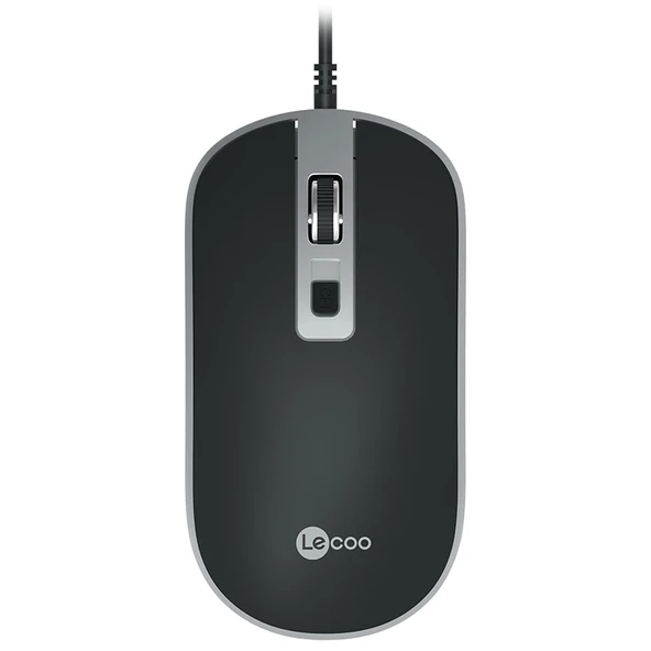 Lenovo Lecoo MS104 1600 DPI 4 Tuşlu Usb Kablolu Optik Mouse Kablolu Pc Bilgisayar Fare