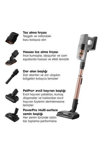 Electrolux EP82AB25UG 800 Serisi Animal Kablosuz Dikey Şarjlı Süpürge - 9
