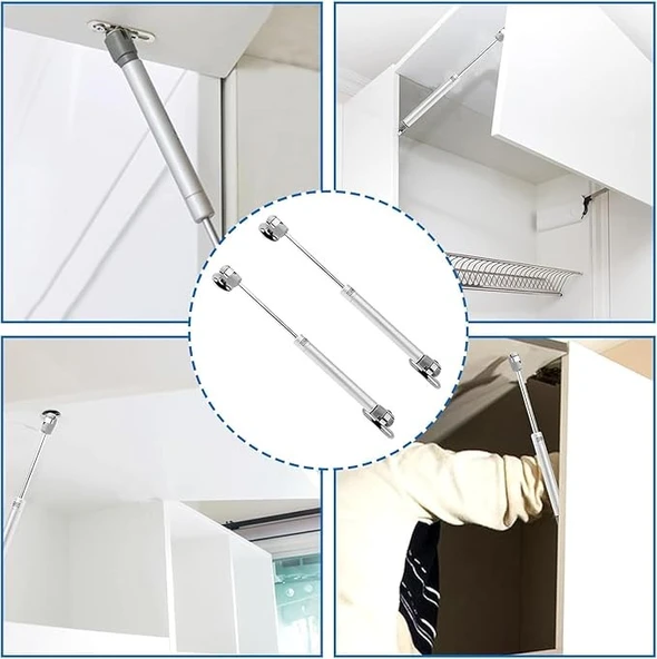 Mutfak Dolap Kapak Amortisörü 100N Gazlı Piston - 5