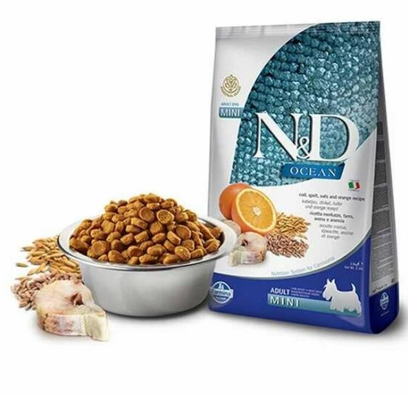 N&D Ocean Adult Mini Morina Balıklı Küçük Irk Köpek Mamamsı 7 Kg