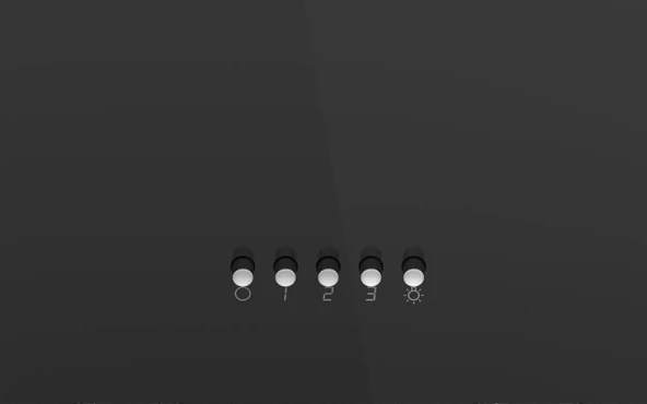 Ferre Flowart BL Modüler Seriisi 3'lü Siyah Ankastre Set ( QBL62CS-BL135-D086 ) - Resim 6