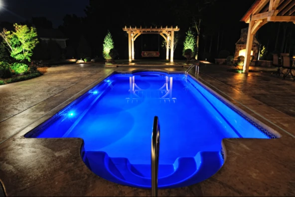 Cometepool Siyah Çerçeve Ultra Slim 4mm Mavi Işık SMD Led Havuz Sıva Altı (Joker) Aydınlatma Lambası 40W-ToptancıyızBiz - 4