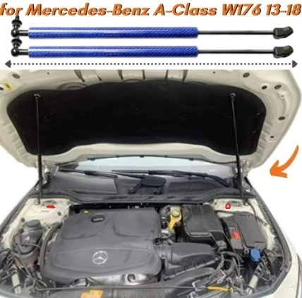 Mercedes-benz a-class W176 2013-2018-A160 aa200 A220 A250 A45 KAPUT Amortisörü KİTİ- SET - Resim 2