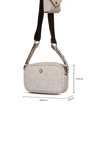 Nautica Kadın Postacı Çantası Krem CN7216T - Resim 5