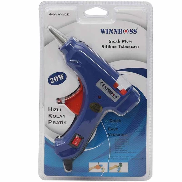 Winnboss WN-1022 Anahtarlı 20 Watt Küçük Silikon Tabancası