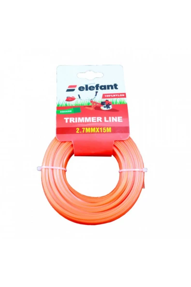 Tırpan Misinası Motorlu Tırpan KARE Misina 2,7mm x 15 metre - Resim 2