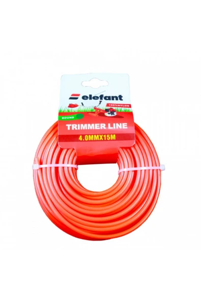 Tırpan Misinası Motorlu Tırpan Yuvarlak Misina 4mm x 15 metre - Resim 2