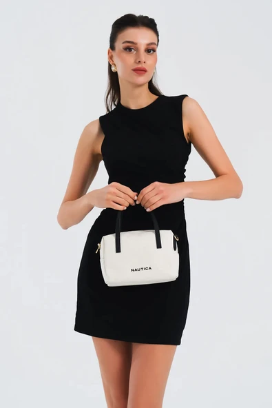 Nautica Kadın Postacı Çantası Bej-Siyah CN7250T - Resim 2