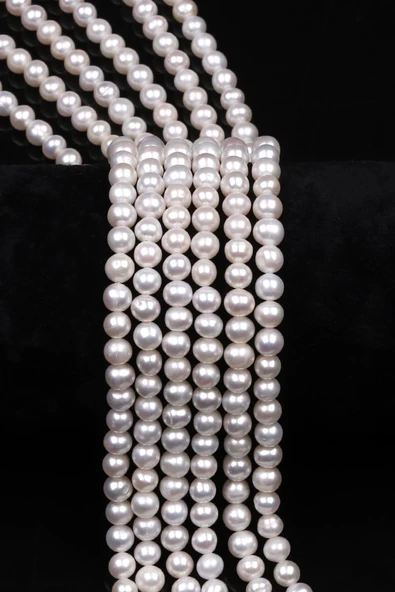 İnci Doğal Taş Dizi 5 mm Küre Kesim