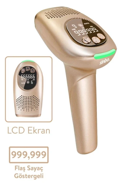 Sinbo Sel-6044 IPL Buz Lazer Epilasyon Atım Otomatik/Manuel Dijital Ekran - 2