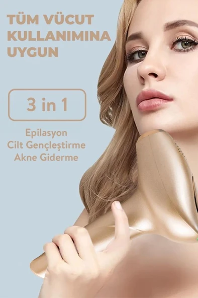 Sinbo Sel-6044 IPL Buz Lazer Epilasyon Atım Otomatik/Manuel Dijital Ekran - 6