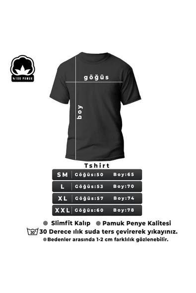 Unisex Uzay Baskılı T-shirt - 5