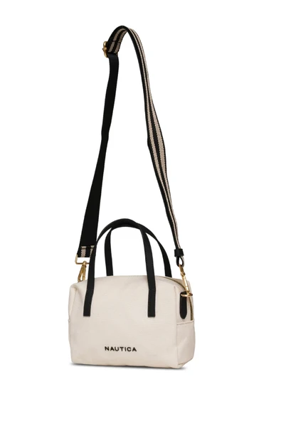 Nautica Kadın Postacı Çantası Bej-Siyah CN7250T - Resim 4