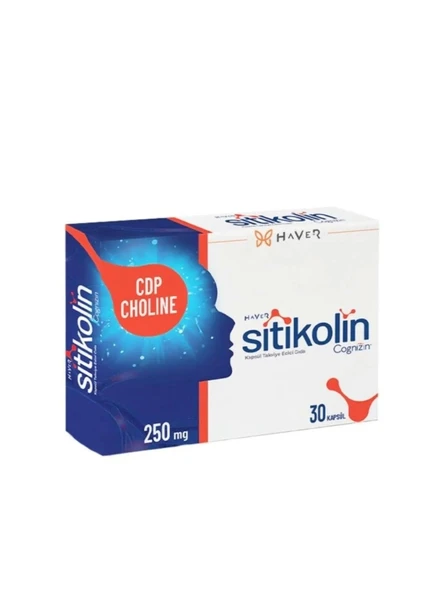 Haver Sitikolin Cognizin 250 mg 30 Kapsül