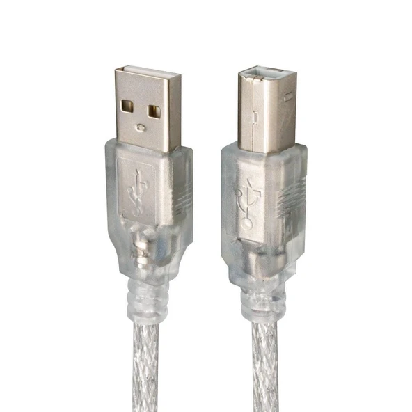 PowerMaster PM-3267 3 Metre Şeffaf USB 2.0 Yazıcı Kablosu