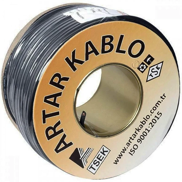 Artar 2x025Mm Stereo Mikrofon Kablosu 100 Metre