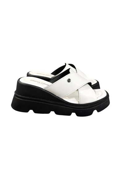 Pierre Cardin Yüksek Dolgu Topuk Anatomik Taban Bayan Terlik - 11