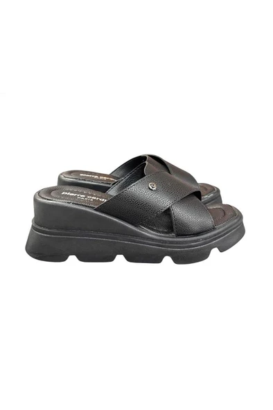 Pierre Cardin Yüksek Dolgu Topuk Anatomik Taban Bayan Terlik - 8