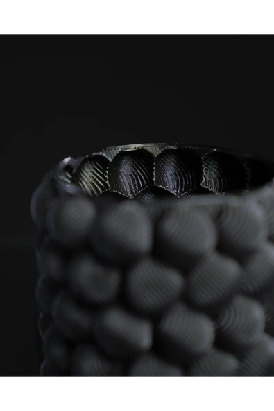 Plodna House Lüx Damla Desen Vazo Pypurka Wave - Resim 8