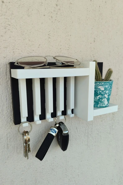 Plodna House Anahtarlık Askısı 13 X 24 Cm Duvar Süsü Plastik - 3