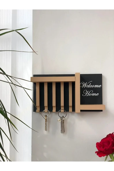 Plodna House Anahtarlık Askısı 13 X 24 Cm Duvar Süsü Plastik