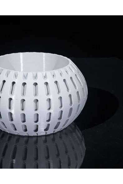 Plodna House Xander Kuru Bitki Saksı Yapay Çiçek Saksı Antrasit - 8