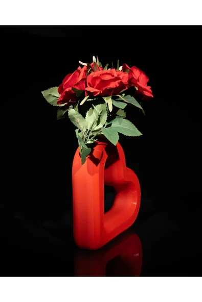 Plodna House Geometrik Kalp Vazo - 3