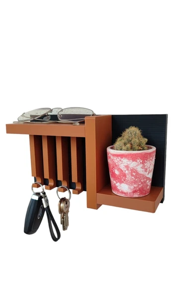 Plodna House Anahtarlık Askısı 13 X 24 Cm Duvar Süsü Plastik - 7