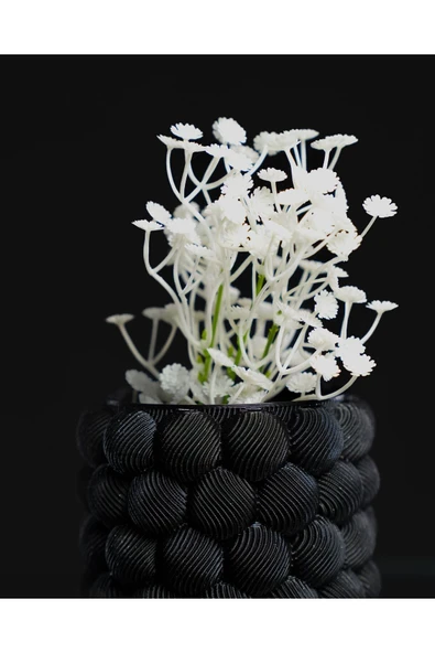 Plodna House Lüx Damla Desen Vazo Pypurka Wave - Resim 2