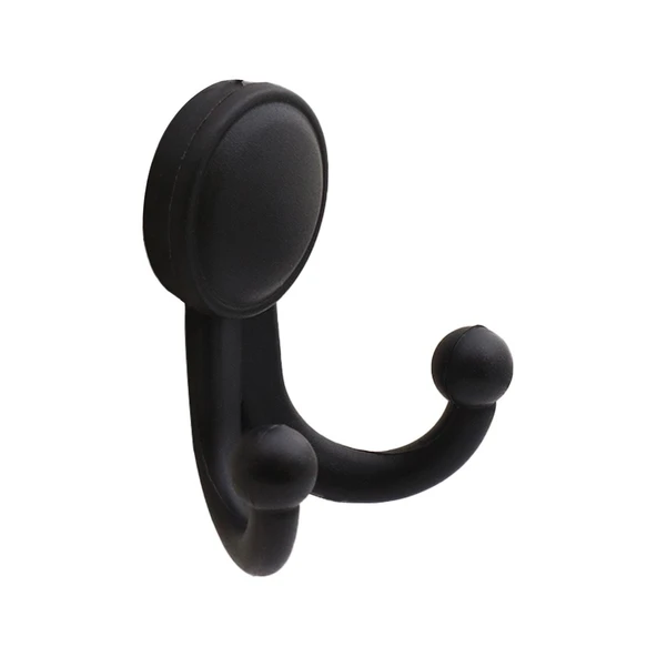 Askılık Vestiyer Duvar Askısı Dolap Elbise Askılığı Plastik Siyah 10 Adet - Resim 3