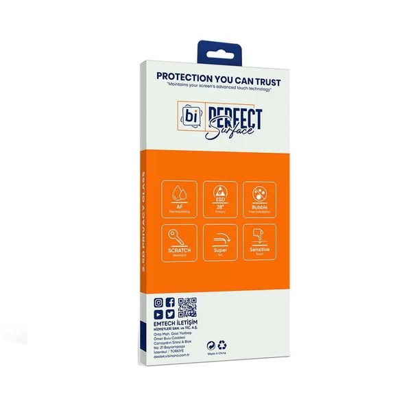 Bİ 2,5D PRIVACY SUPER GLASS SAMSUNG S25 ULTRA EKRAN KORUYUCU - Resim 2