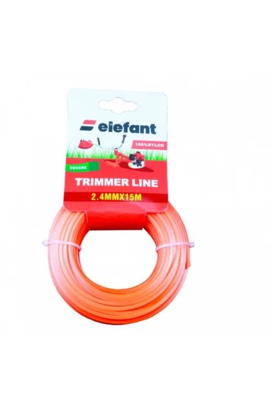 Tırpan Misinası Motorlu Tırpan KARE Misina 2,4mm x 15 metre - Resim 2