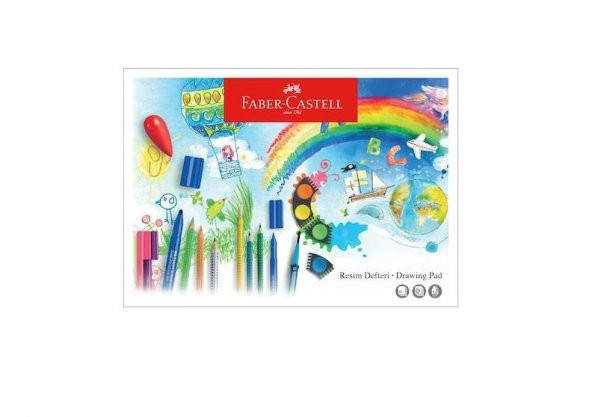 Resim Defteri Büyük Boy 35x50 Faber Castell Resim Defteri 35*50 15 Sayfa Büyük Boy Resim Defteri - 2