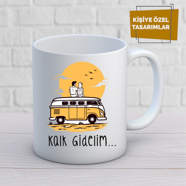 KALK GİDELİM BASKILI KUPA BARDAK