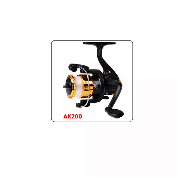 TechTic Olta Makarası AK200 5BB Olta Makinası Misinalı 5 Diş Sağa Sola Değiştirilebilen Çevirme Kolu - 8