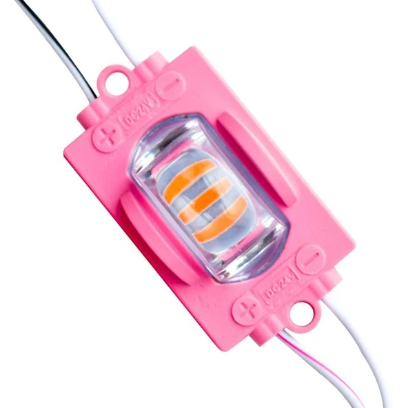 Powermaster Pembe 24 Volt 1.4 Watt 2835 Modül Led 48*30