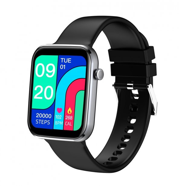 ZCWATCH V0821 Unisex 1.7Renkli HD TFT Ekran Spor Ve Sağlık