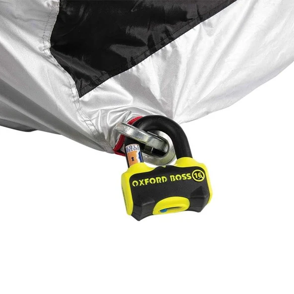 Oxford Motosiklet Aquatex Arka Çantali Kilif Small Siyah-Gri CV201 - 6